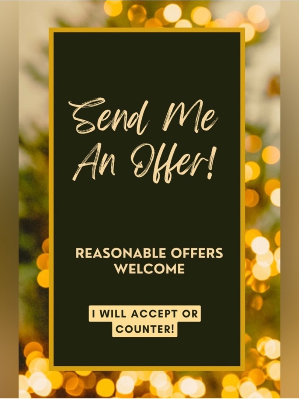 Send me an offer!
